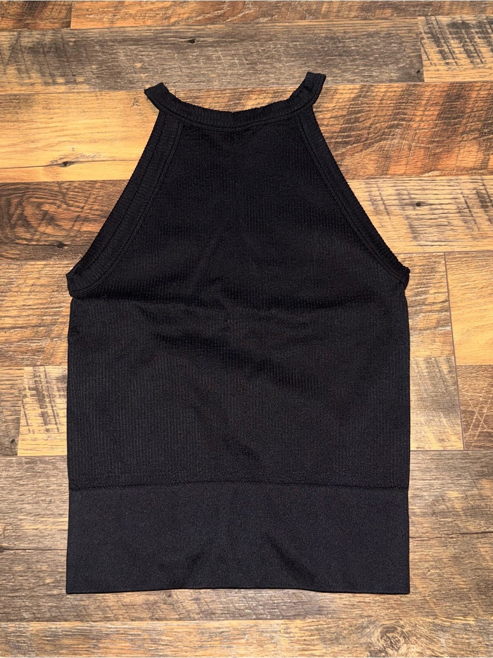 Intimately Free People Black Ribbed Tank Top